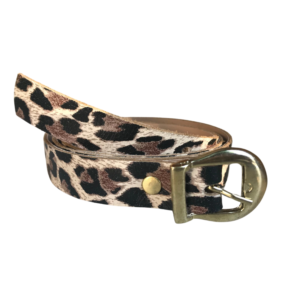 CINTURON C0502- LEOPARDO SABLE
