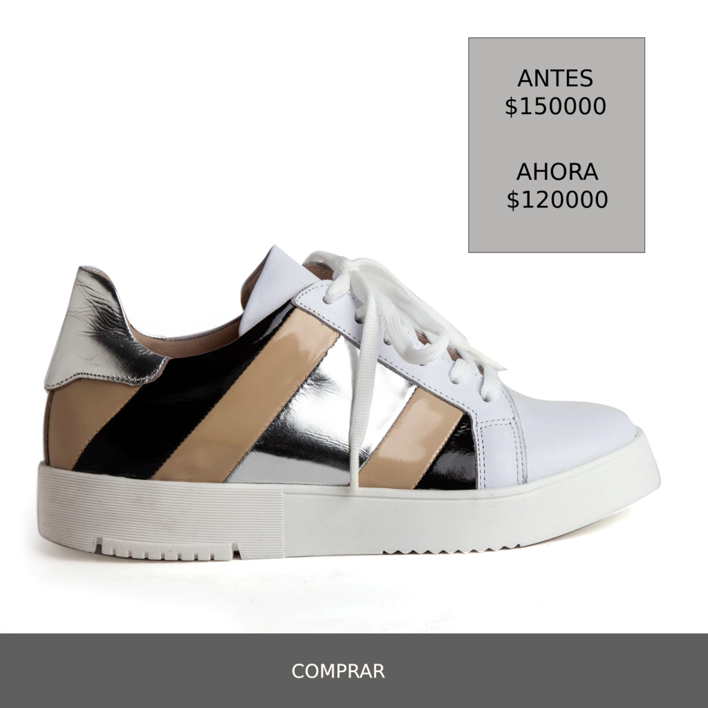 ZAPATILLA TATI BLANCO COMBINADO