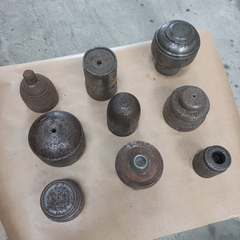 Moldes P/ Torno De Repuxo Miriam 200 Mm 9 Pçs / 01021 Nc - loja online