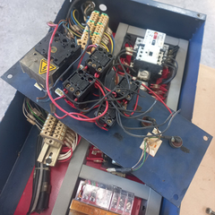 Painel Elétrico Sistema Pneumático E Controle / -- 01050 Nc Azul