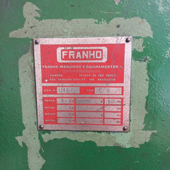 Puncionadeira Franho Mod. C6 Trifásico 220 / -- 01071 Nc