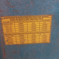 Serra Circular Pema - Alumatika 400 No Estado / -- 90039 Nc Azul 60 - loja online