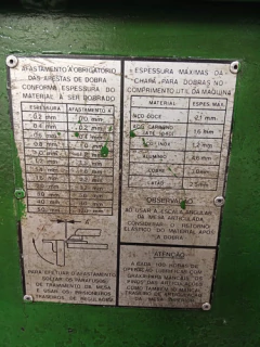 Casal De Guilhotina E Dobradeira Chapas / -- 01196 Nc na internet