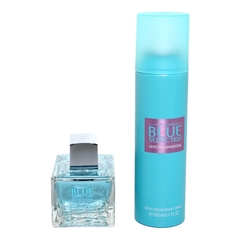 PERFUME COFRE ANTONIO BANDERAS BLUE SEDUCTION FOR WOMEN 80ml +DESODORANTE - comprar online