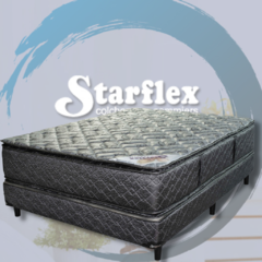 COLCHON STARFLEX "DIAMANTE" RESORTE PILLOW 1.40
