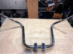 Guidão Ape Hanger de 16 polegadas de 1-1/4 de diâmetro - com riser de 1-1/4 e cabo de embreagem - Código: 2537 - comprar online