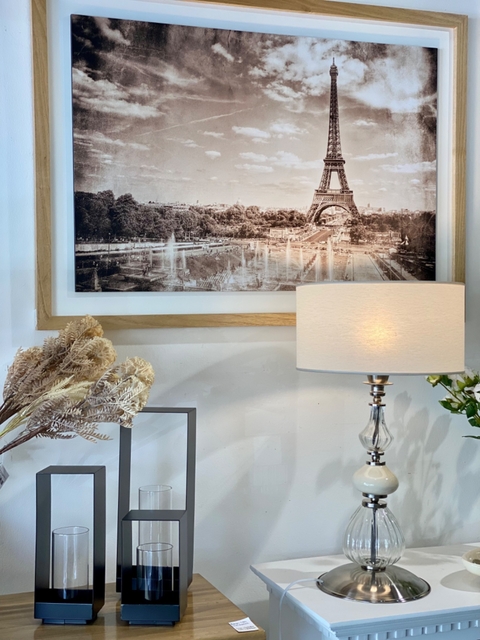 Cuadro Paris marco madera