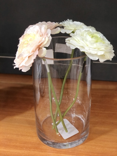 Florero cilíndrico 17 cm