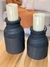 Candelabro negro madera grande