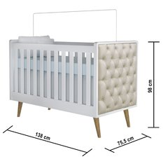 Berço e Cômoda Lorena - Planejar Baby