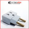 BOB-001 PINO ADAPTADOR BOB QUADRADO BRANCO C/100