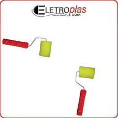 W - ROLO DE PINTURA ESPUMA 15CM COM CABO