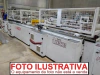 Corte e Solda Poucheira usada vender HECE cwmaq Largura 700mm Solda Tipo Pouch Sistema CLP 2 Servomotores Solda Longitudinal e Transversal Controle Microprocessado de temperatura Integrado IHM 