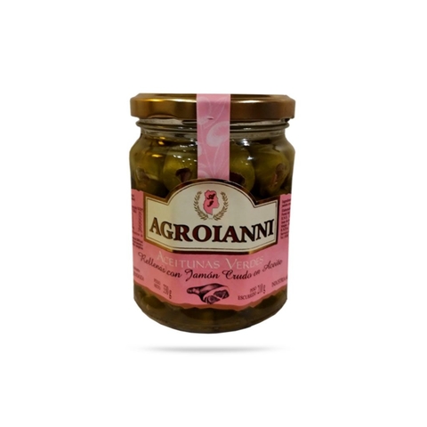 Aceitunas Rellenas con Jamón Crudo - Agroianni