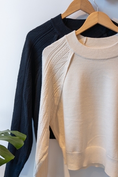 Sweater manga calada - PRAGA