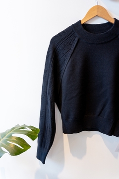 Sweater manga calada - tienda online