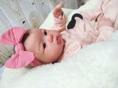 Bebe reborn Abigail com cabelo pintado - comprar online