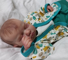 Bebe reborn Lou Lou cabelo pintado - comprar online
