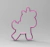 Cortante Unicornio cuerpo contorno 1 - Unicornios