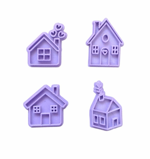 kit casitas x 4 - CERAMICA