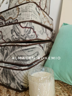 Almohadon para silla 40x40 Relleno de 8cm - Almacen Bohemio