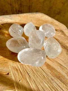kit 7 pedras em cristal transparente