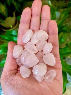 Quartzo rosa rolado (cada)