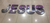 Letreiro / Jesus De 40cm Em Aço Inox Brilhante Com Led - comprar online