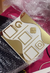Placa de Mesa e Balcão para QR Code Google, Pix e Instagram no MDF Branco e Acrílico Dourado Espelhado na internet