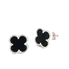 AROS BLANCOS TREBOL ONIX