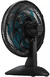 Ventilador Eros Supreme Preto 40cm Vtr407 Cadence - 127v - GW Atacadista