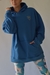 Buzo oversize canguro AZUL FRANCIA (art. 4100) - Nicka