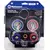 MANOMETRO MASTERCOOL R12 404a R22 R134a 2 VIAS COM MANGUEIRAS 90CM E SEM ENGATES