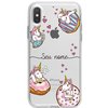 Capinha para Celular Personalizada Unicórnios e Donuts