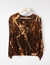 28027-BLUSA SATINADA CON HERRAJE - tienda online
