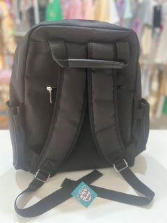 Mochila Maternal Ambi Negra - Sonrisas de Bebé