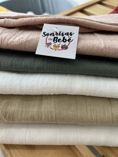 MANTAS DE MUSELINA LISAS - comprar online
