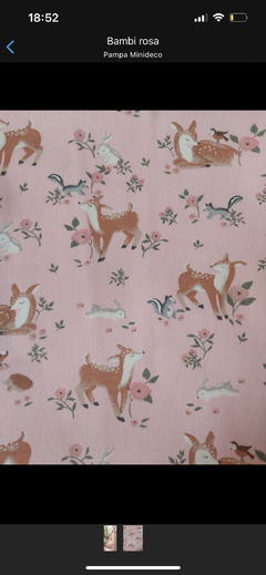 TIPI ROSA BAMBI ACOLCHONADA - comprar online