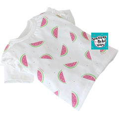 REMERA FULL SANDIA NATURAL - Sonrisas de Bebé