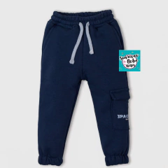 JOGGER FRIZA CARGO MARINO - comprar online