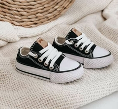 ZAPATILLA STAR BAJA NEGRA