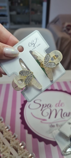 BROCHES X2 CON STRASS
