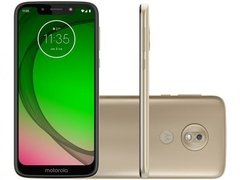 Smartphone Motorola G7 Play 32GB Ouro 4G - 2GB RAM Tela 5,7” Câm. 13MP + Câm. Selfie 8MP