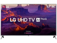 Smart TV 4K LED 43” LG 43UK6520 Wi-Fi HDR - Inteligência Artificial Conversor Digital 4 HDMI - comprar online
