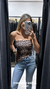 STRAPLESS BASIC ANIMAL PRINT