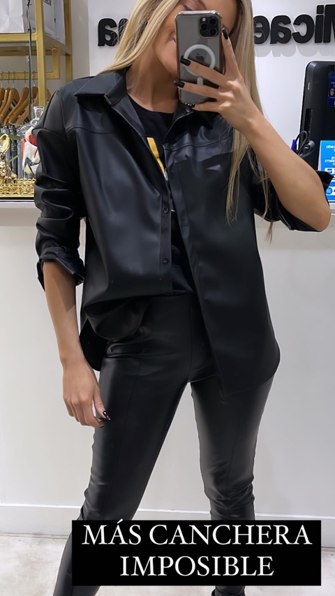 CAMISA ECO CUERO