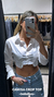 CAMISA CROP TOP (bolsillos)