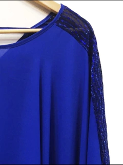Poncho de gasa con lentejuelas - comprar online