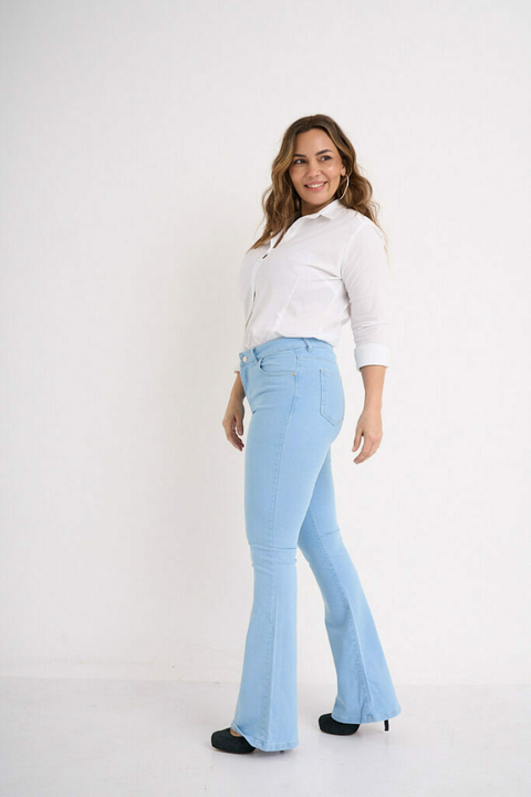 Jean Oxford elastizado tiro alto - comprar online