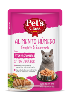 Pouch Gato Atun/Sardina Petsclass x85 Grs. - comprar online